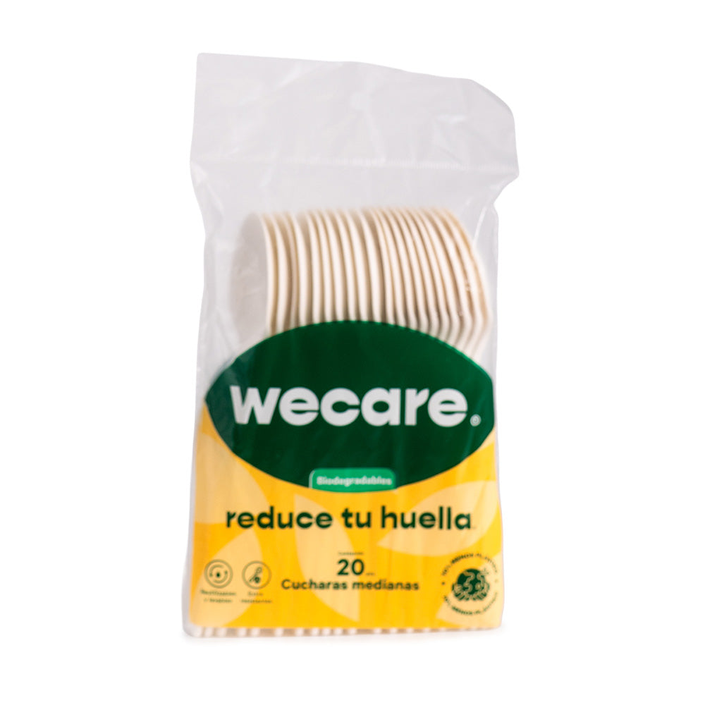 Cuchara Mediana Retail | Fecula Maíz | Biodegradable