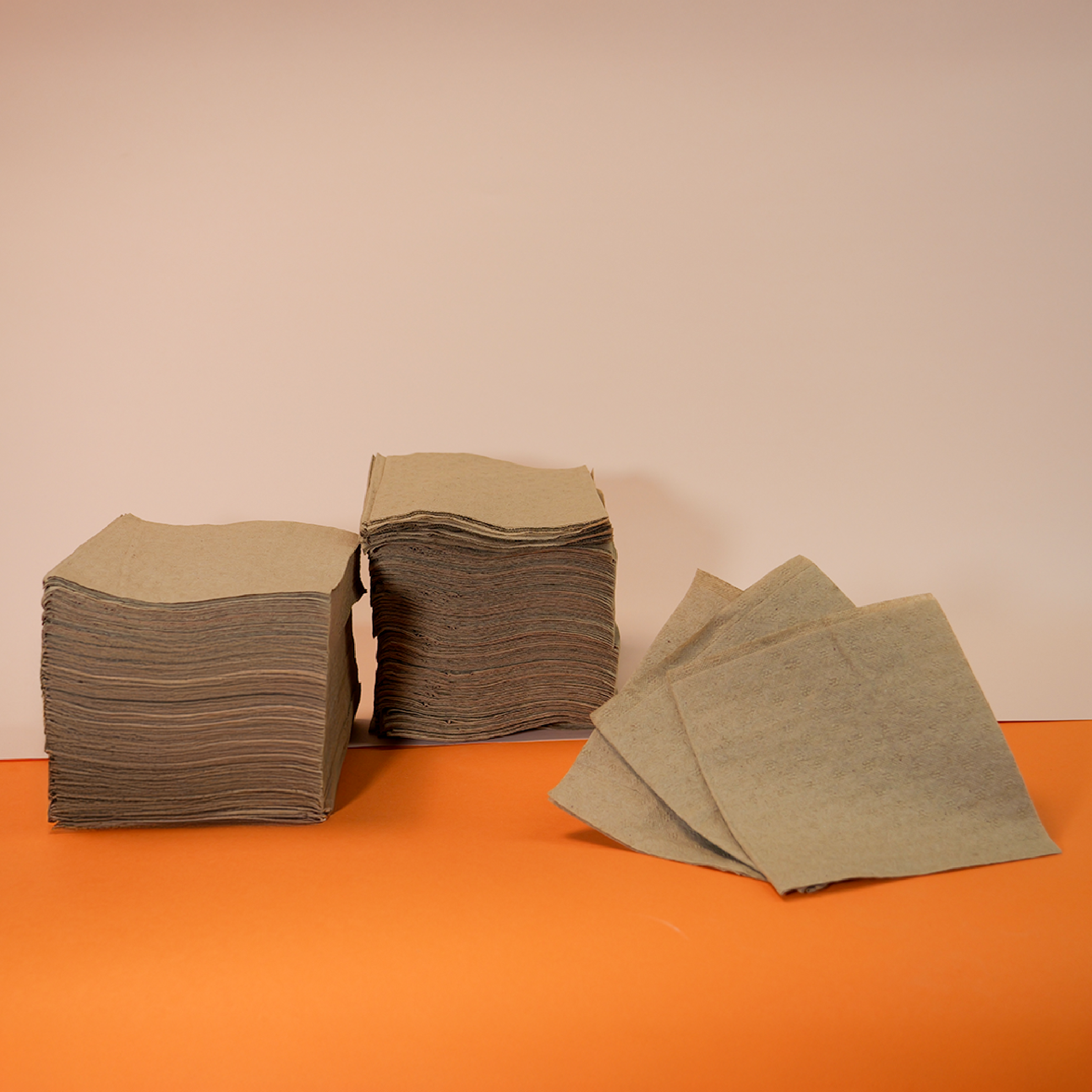 Servilletas Kraft | Papel Reciclado Kraft | 24 x 24 cm | Compostable y biodegradable