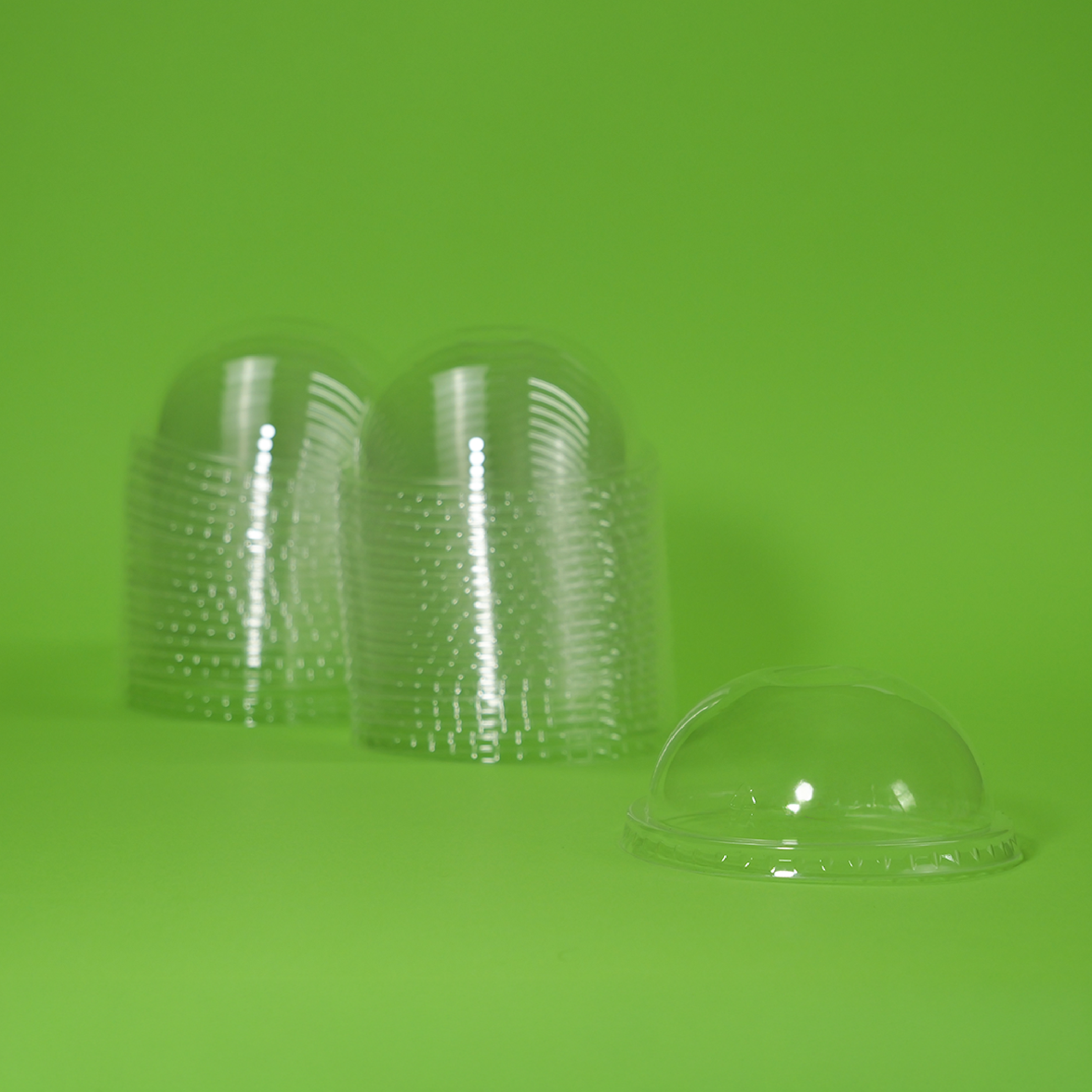 Tapa Domo Vasos | Ácido Poliláctico PLA | 12 - 20 oz | Compostable y biodegradable
