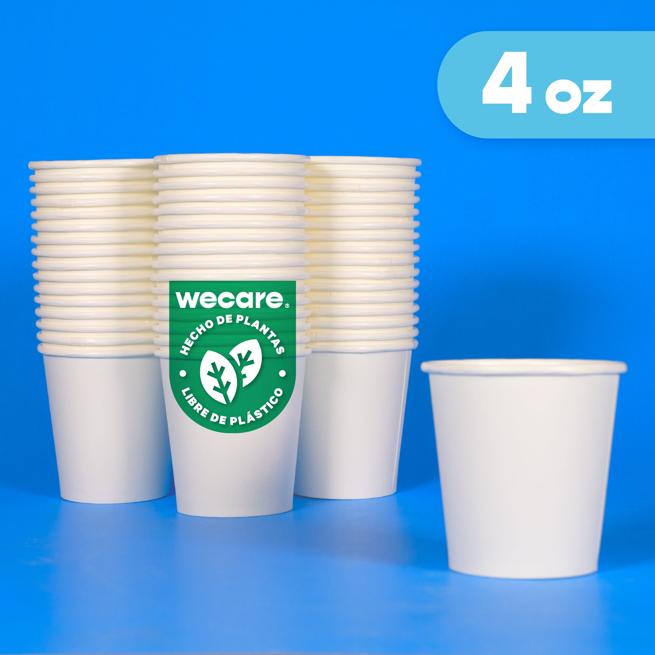 Vaso Térmico | Papel - Ácido Poliláctico PLA | 4 oz / 118 ml | Compostable y biodegradable