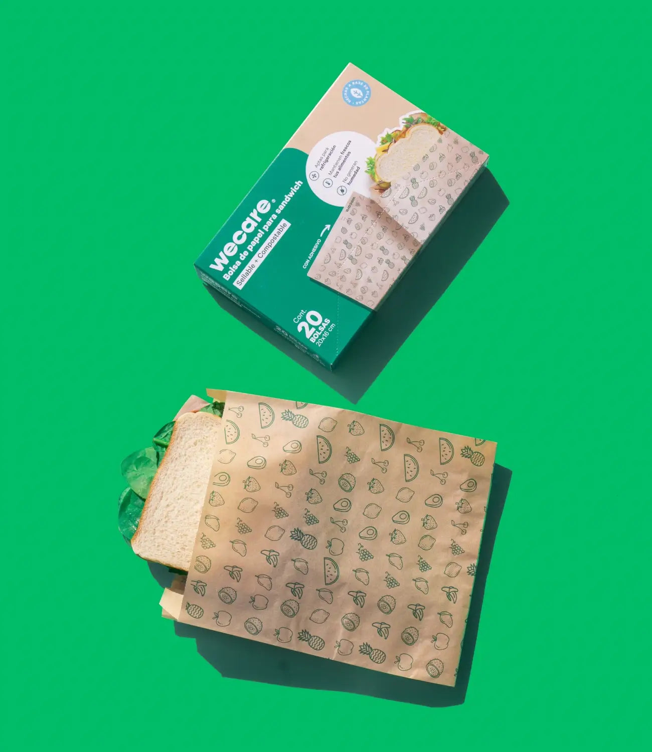 Bolsa de papel para sándwich vs. Bolsa de plástico con cierre