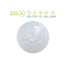 Tapa plana Vaso clear | Ácido  Poliláctico PLA | 9 oz | Compostable y biodegradable