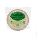 Plato  3 Div. Retail  | Bagazo Trigo | 9 " / 22.8 cm | Compostable y biodegradable