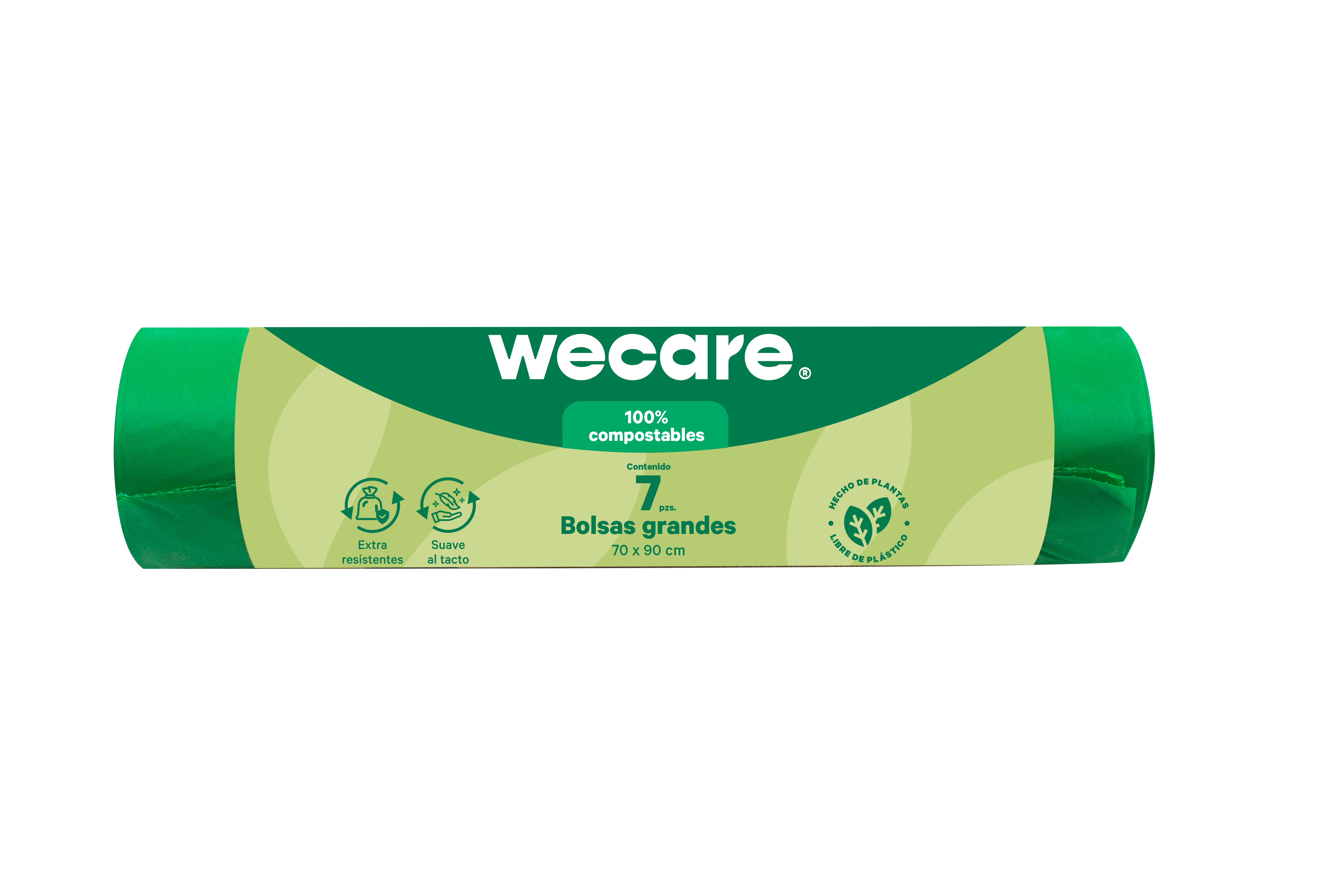 Bolsa para Basura | PBAT | 70x90 cm | Compostable y biodegradable