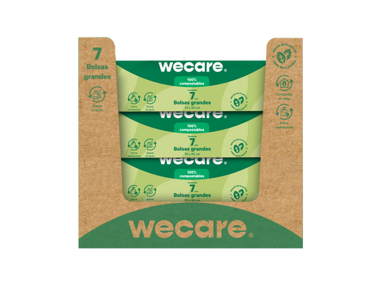 Bolsa para Basura | PBAT | 70x90 cm | Compostable y biodegradable