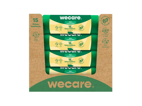 Bolsa para Basura | PBAT | 55x60 cm | Compostable y biodegradable