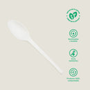 Cucharas medianas 6" CPLA - compostable