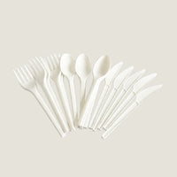 Set de cubiertos 6" CPLA - compostable