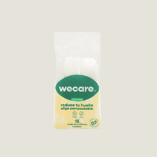 Set de cubiertos 6" CPLA - compostable