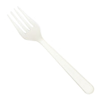 Tenedor Chico 5" Retail | Ácido Poliláctico Cristalizado CPLA | Compostable y biodegradable