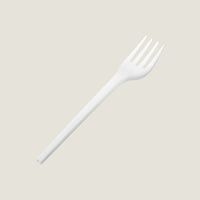 Tenedor mediano 6" CPLA - compostable