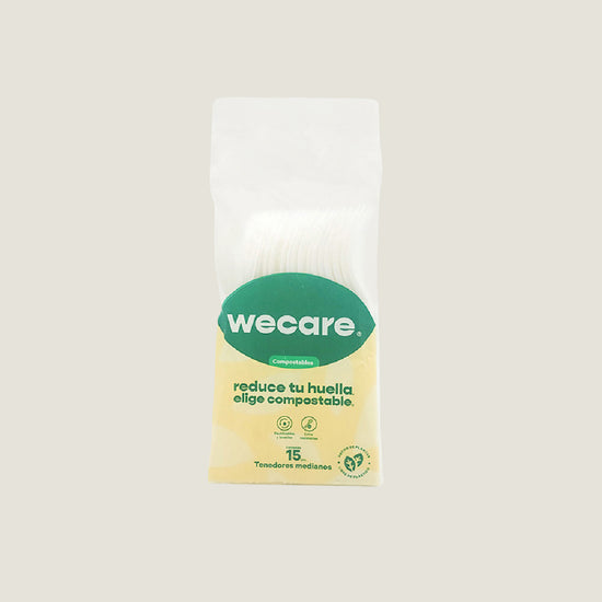 Tenedor mediano 6" CPLA - compostable