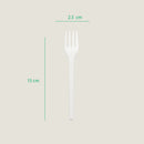 Tenedor mediano 6" CPLA - compostable