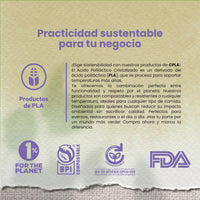 Cuchara | Ácido Poliláctico Cristalizado CPLA | Compostable y biodegradable