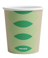 Vaso Térmico Retail  | Papel - Ácido  Poliláctico PLA | 8 oz / 237 ml | Compostable y biodegradable
