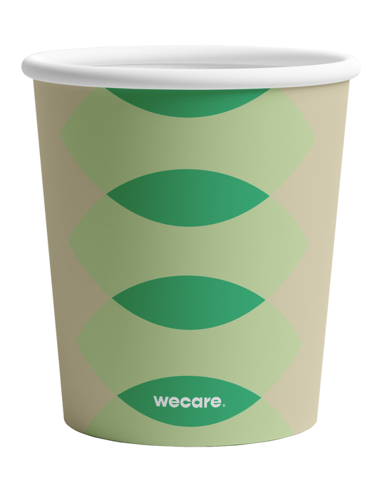 Vaso Térmico Retail  | Papel - Ácido  Poliláctico PLA | 8 oz / 237 ml | Compostable y biodegradable