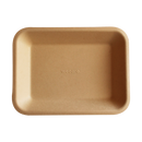 Charola Mediana Retail | Bagazo Trigo | 20x15 cm | Compostable y biodegradable
