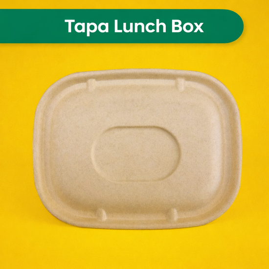 Tapa Trigo Lunch Box  | Bagazo trigo | 29 - 44 oz | Compostable y biodegradable
