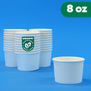 Contenedor Vaso Térmico | Papel - Ácido  Poliláctico PLA | 8 oz / 236 ml | Compostable y biodegradable