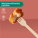Tenedor | Madera | 6.5" / 16.5 cm | Compostable y biodegradable