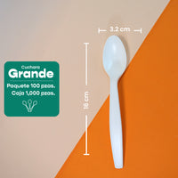 Cuchara | Fecula Maíz | Biodegradable | Variedad De Tamaños