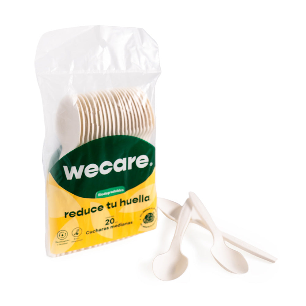 Cuchara Mediana Retail | Fecula Maíz | Biodegradable