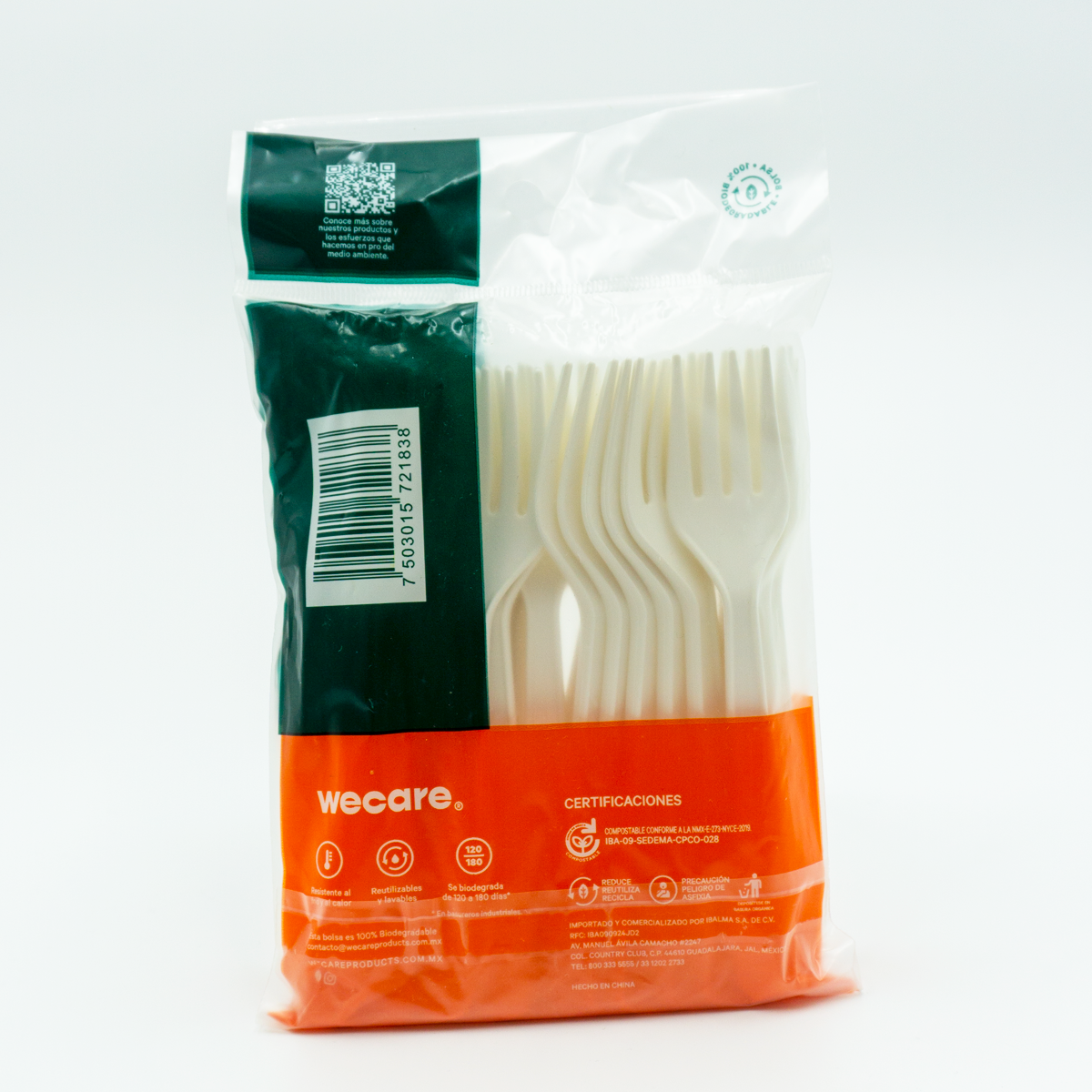 Tenedor Chico Retail | Fecula Maíz | Biodegradable