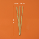 Agitador de Madera | Madera | 14 cm | Compostable y biodegradable