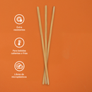 Agitador de Madera | Madera | 18 cm | Compostable y biodegradable