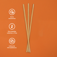 Agitador de Madera | Madera | 18 cm | Compostable y biodegradable