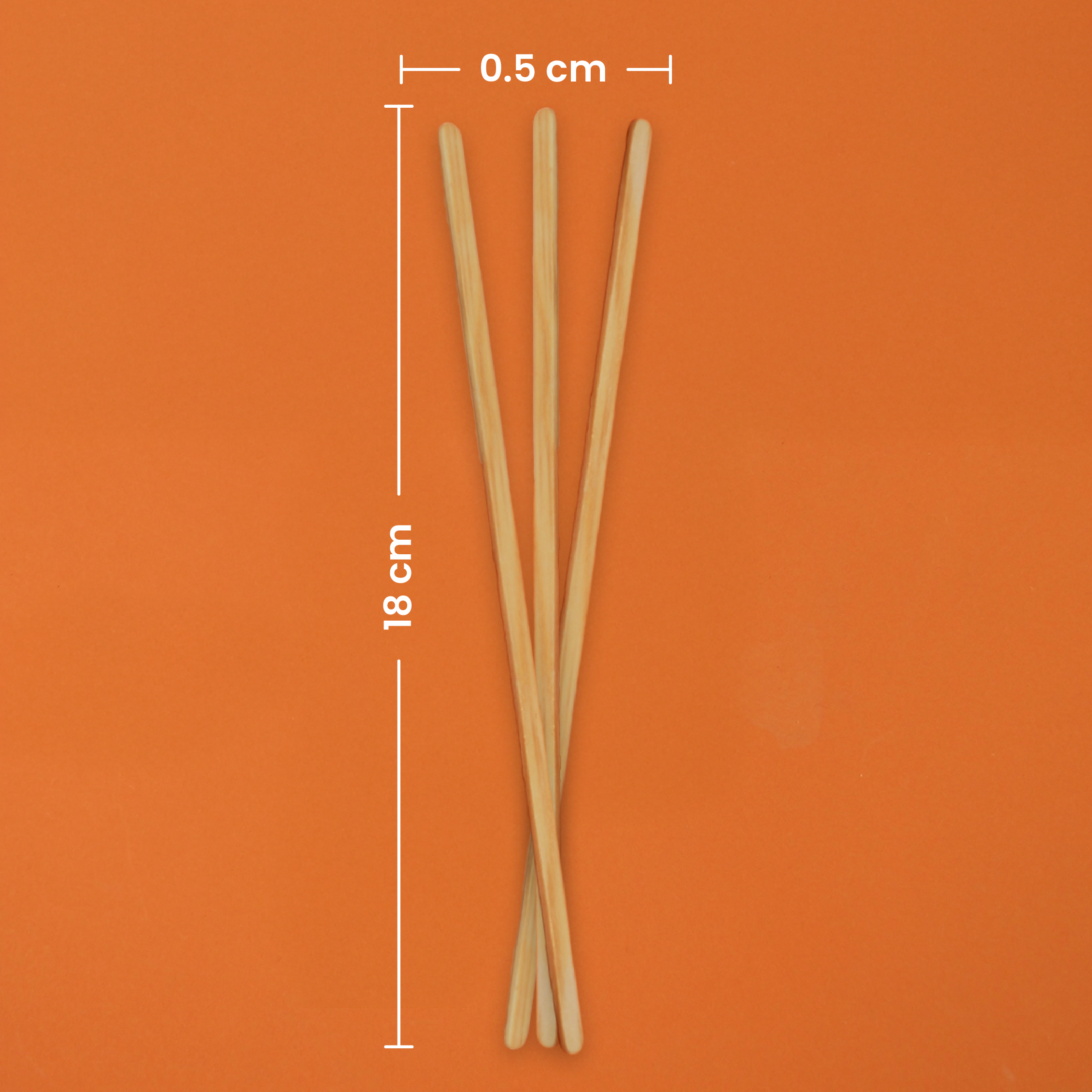 Agitador de Madera | Madera | 18 cm | Compostable y biodegradable