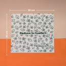Papel encerado | Papel Reciclado Kraft | 30 x 30 cm | Compostable y biodegradable