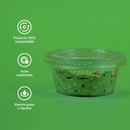 Souffle Clear | Ácido  Poliláctico PLA | 2 oz / 59 ml | Compostable y biodegradable