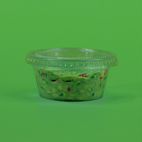 Souffle Clear | Ácido  Poliláctico PLA | 2 oz / 59 ml | Compostable y biodegradable