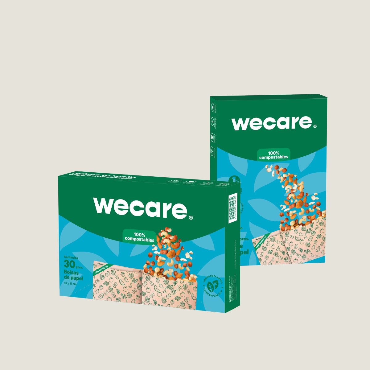 Bolsa de papel para sknacks - compostable