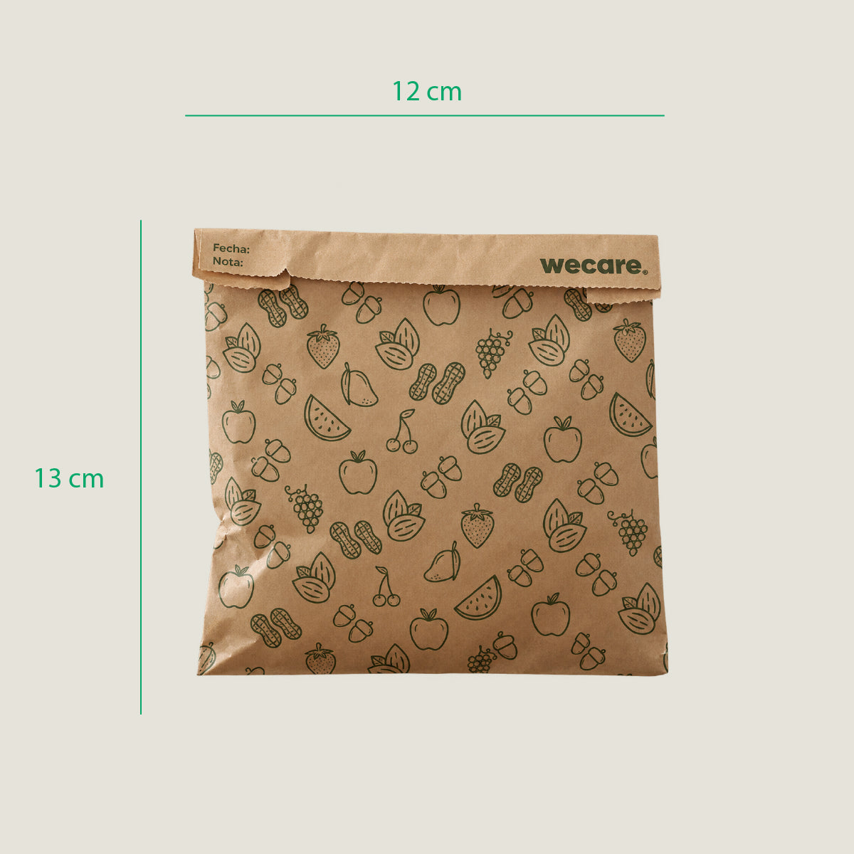 Bolsa de papel para sknacks - compostable