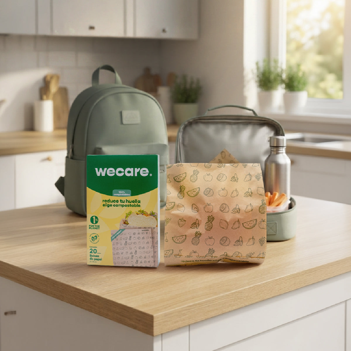 Bolsa para sándwich - compostable