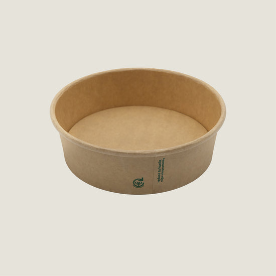 Ensaldadera de Papel + PLA 16 oz - compostable