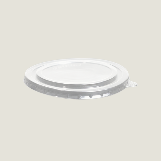 Tapa para ensaladera clear PLA 44 oz - compostable