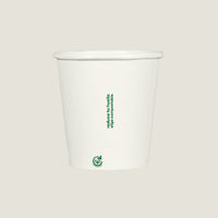 Vaso térmico cafetero Papel + PLA 4 oz - compostable