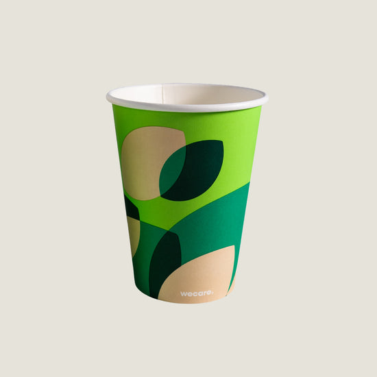 Vaso térmico fiesta 12 oz papel + PLA - compostable
