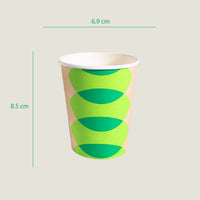 Vaso térmico 8 oz papel + PLA - compostable