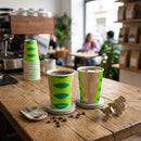 Vaso térmico 8 oz papel + PLA - compostable