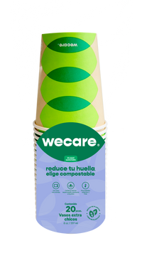 Vaso Térmico Retail  | Papel - Ácido  Poliláctico PLA | 8 oz / 237 ml | Compostable y biodegradable