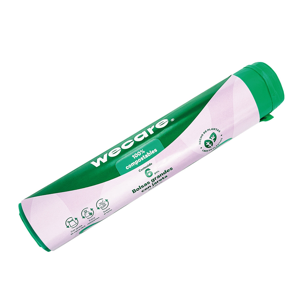 Bolsa para Basura con Jareta |  PBAT | 62x80 cm | Compostable y biodegradable