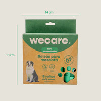 Bolsa de mascota con 8 rollos PBAT - compostable