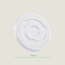 Tapa plana PLA -compostable