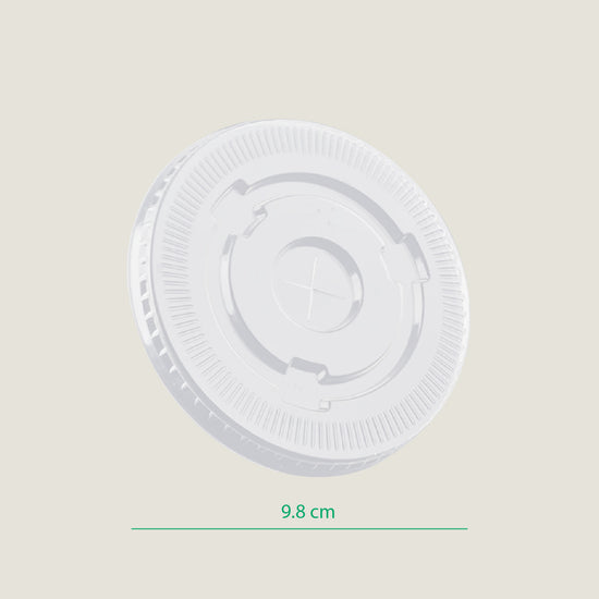 Tapa plana PLA -compostable
