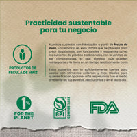 Tenedor | Fecula Maíz | Biodegradable