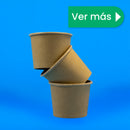 Vasos Souffle | Papel PLA | 4oz / 118 ml | Compostable y biodegradable
